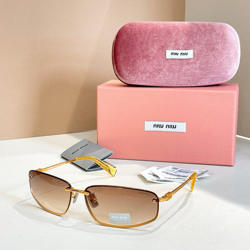 Miu Miu “Luce Gradient” Signature Shield Sunglasses