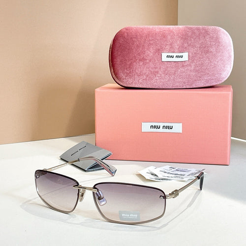 Miu Miu “Luce Gradient” Signature Shield Sunglasses