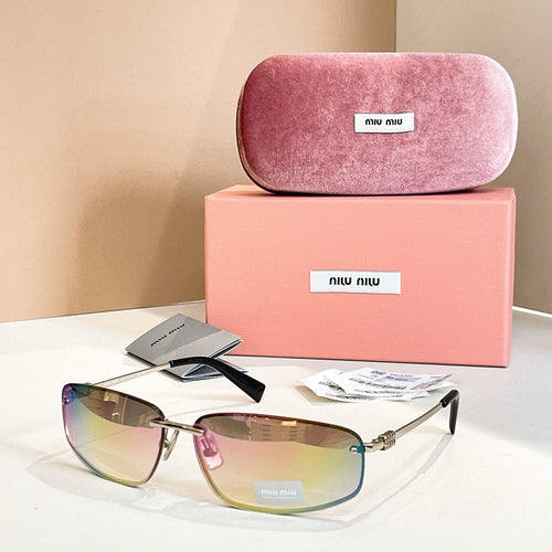 Miu Miu “Luce Gradient” Signature Shield Sunglasses