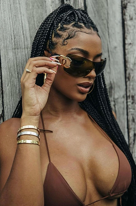 Chanel “Runway Eclipse” Oversized Shield Sunglasses