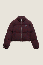 Prada “Cordura Luxe” Ribbed Puffer Jacket