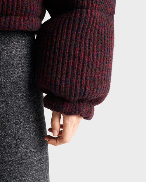 Prada “Cordura Luxe” Ribbed Puffer Jacket