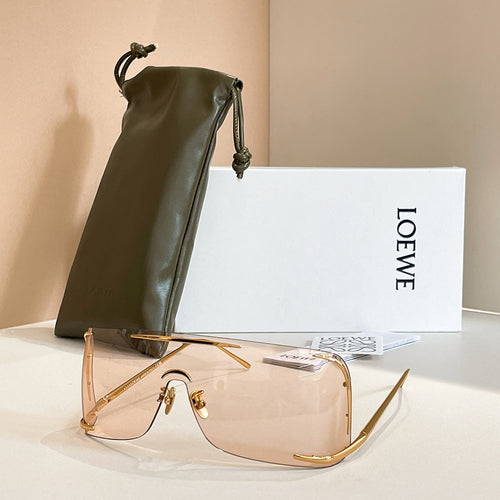Loewe “Aviator Eclipse” Shield Sunglasses