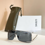 Loewe “Aviator Eclipse” Shield Sunglasses   Available in 6 Lens Colors