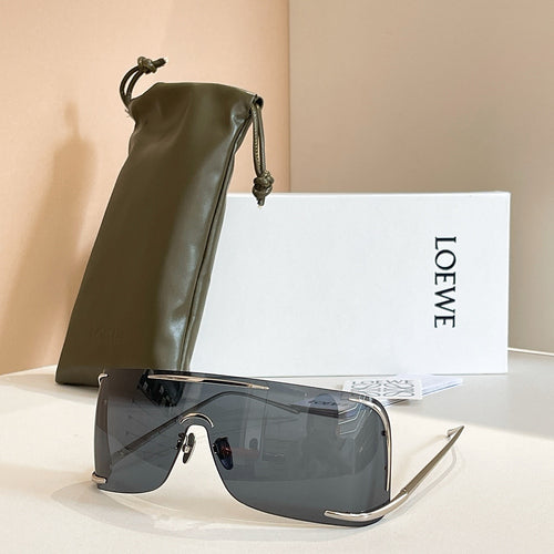 Loewe “Aviator Eclipse” Shield Sunglasses   Available in 6 Lens Colors