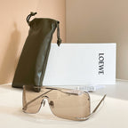 Loewe “Aviator Eclipse” Shield Sunglasses