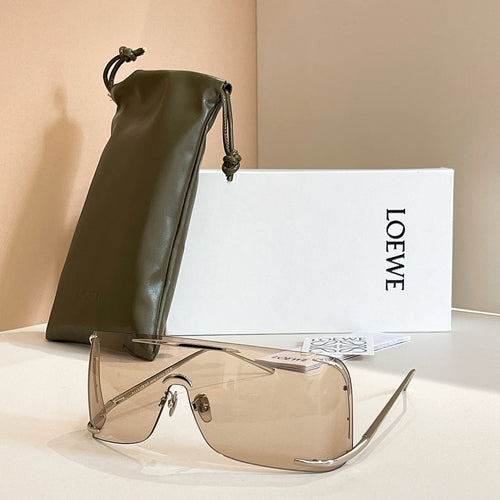 Loewe “Aviator Eclipse” Shield Sunglasses