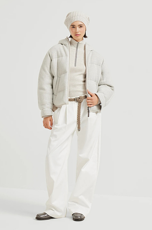 Brunello Cucinelli “Serenité” Sculpted Puffer Jacket – S–L