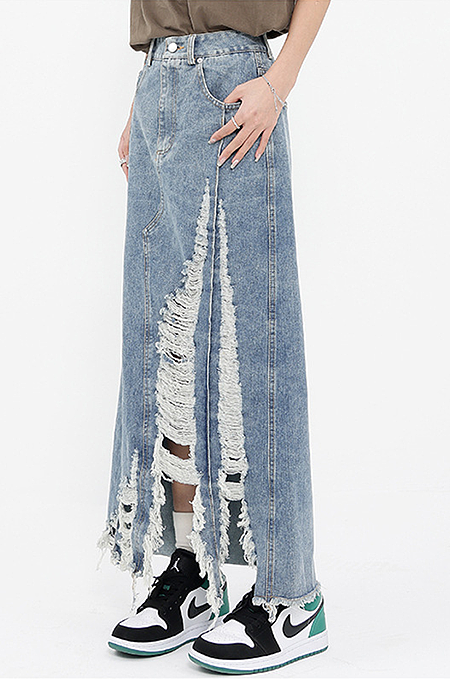 'Zumira'Denim Skirt