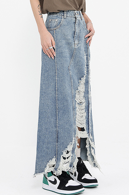 'Zumira'Denim Skirt