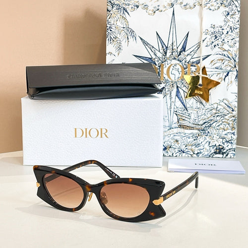 “Signature B1U” Sculpted Cat-Eye Sunglasses by Christian Dior