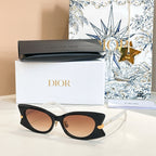 “Signature B1U” Sculpted Cat-Eye Sunglasses by Christian Dior