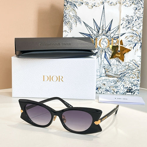 “Signature B1U” Sculpted Cat-Eye Sunglasses by Christian Dior