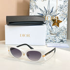 “Signature B1U” Sculpted Cat-Eye Sunglasses by Christian Dior