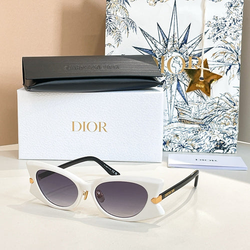 “Signature B1U” Sculpted Cat-Eye Sunglasses by Christian Dior