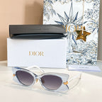 “Signature B1U” Sculpted Cat-Eye Sunglasses by Christian Dior