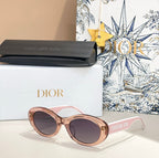 “CD Diamond Oval” Star-Studded Sunglasses by Christian Dior