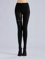 Avant Typography Sheer Statement Tights