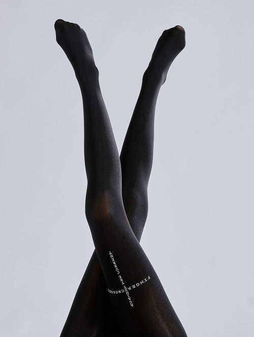 Avant Typography Sheer Statement Tights