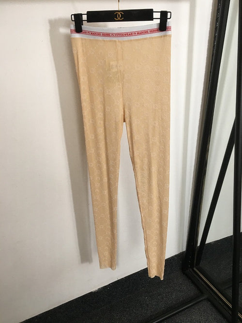 Marine Serre “Moonwave” Mesh Leggings