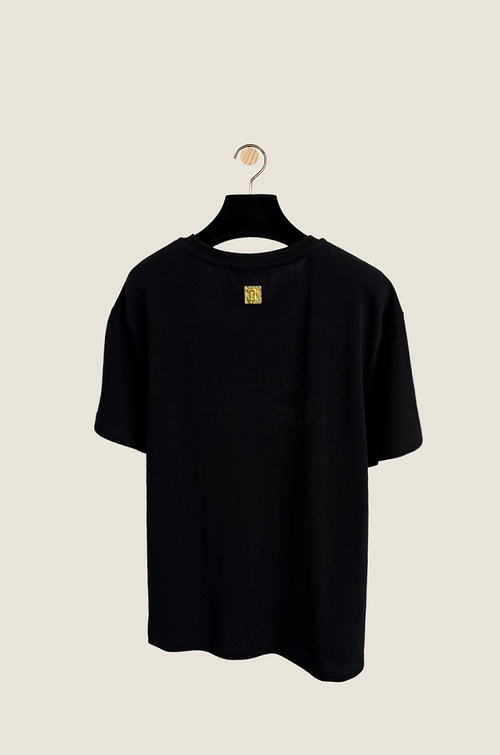 Schiaparelli “Les Yeux Dorés” Embroidered Eye Tee