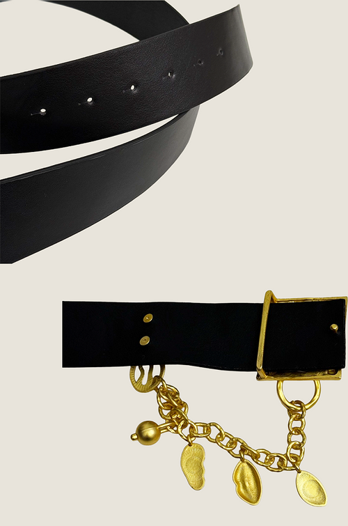 Schiaparelli “Muse d’Or” Charm Belt