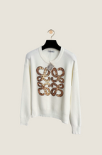 Loewe “Anagram Lumière” Sequin Embellished Sweater