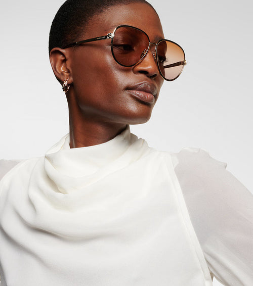 Bvlgari Serpenti Aviator Sunglasses