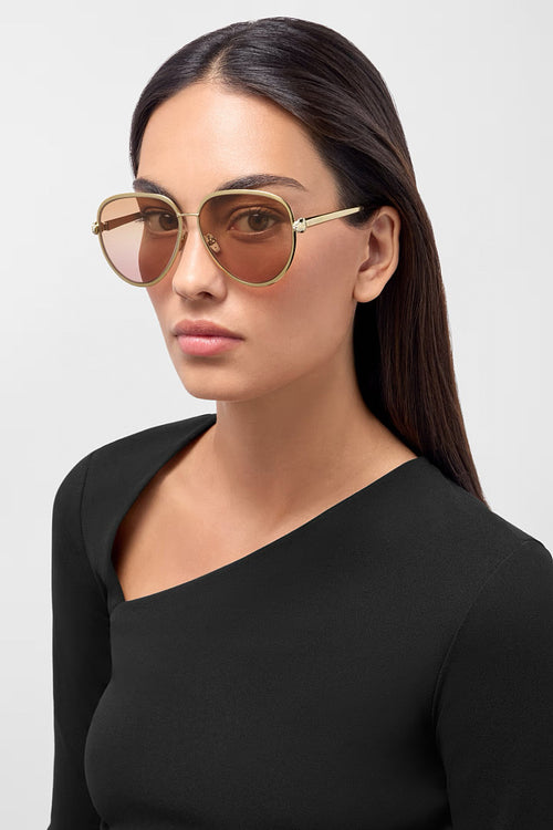Bvlgari Serpenti Aviator Sunglasses