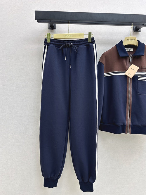 Miu Miu “Atelier Sport Luxe” Two-Piece Tracksuit Set