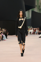 Chanel “Riviera Pearl Bow” Knit Skirt