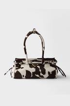 Prada Cowhide Calf Hair Top Handle Bag