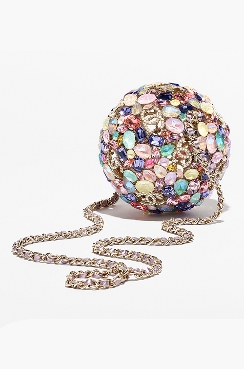 CHANEL “Sphère Bijoux Arc-En-Ciel” Jewel-Encrusted Minaudière