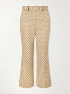 Gucci – Heritage GG Monogram Tailored Flare Trousers