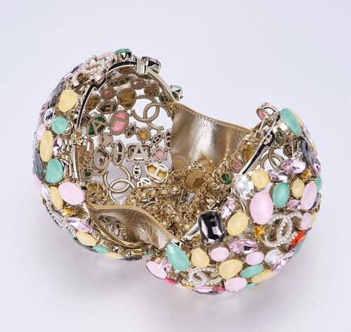 CHANEL “Sphère Bijoux Arc-En-Ciel” Jewel-Encrusted Minaudière