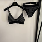 Fendi – FF Monogram Triangle Bikini Set