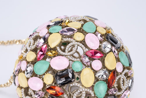 CHANEL “Sphère Bijoux Arc-En-Ciel” Jewel-Encrusted Minaudière