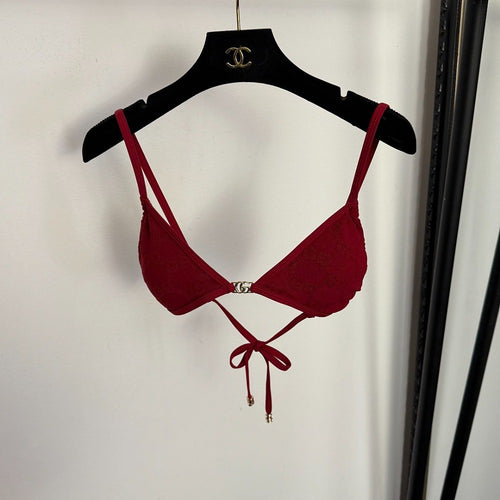 Gucci – GG Rosso Mare Triangle Bikini Set