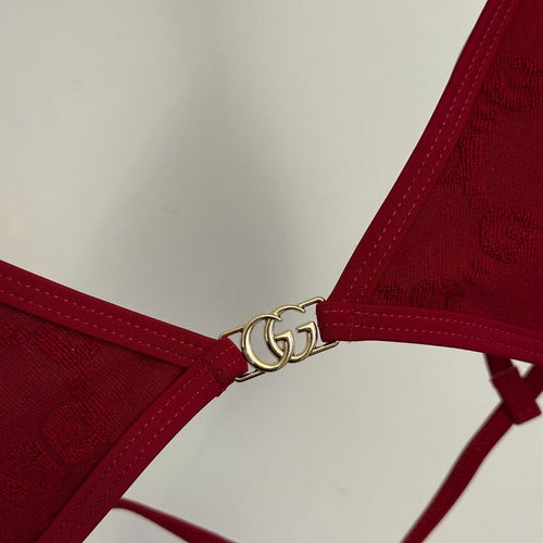 Gucci – GG Rosso Mare Triangle Bikini Set