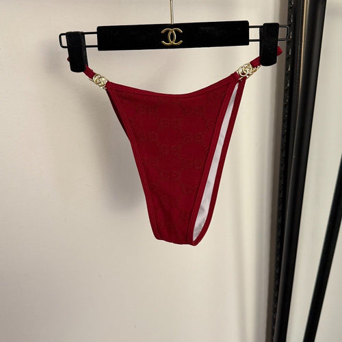 Gucci – GG Rosso Mare Triangle Bikini Set