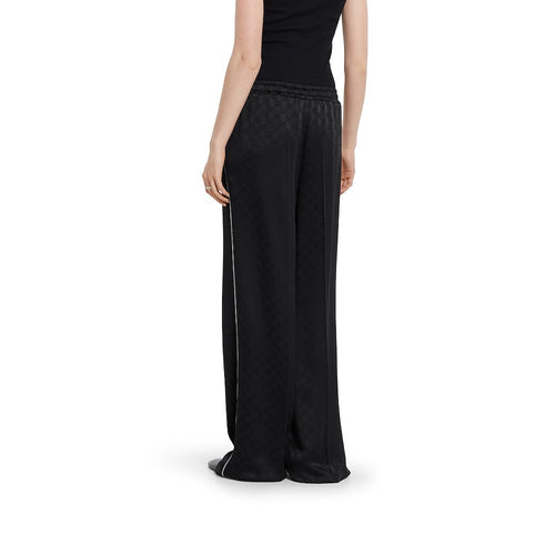 Gucci “Nero Seta” Monogram Satin Lounge Set