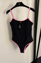 Chanel Crystal CC Trim One-Piece Swimsuit