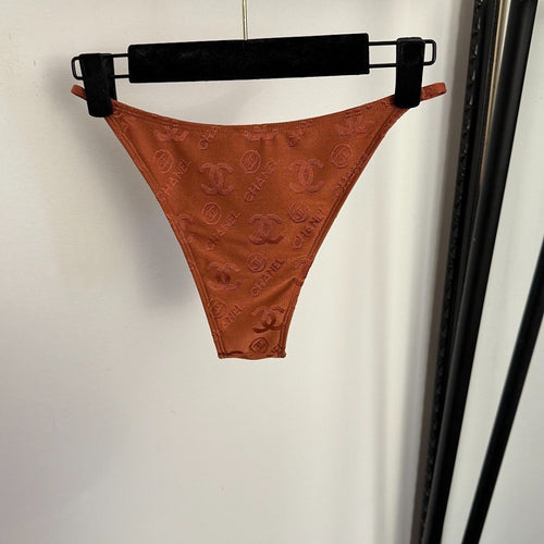 Chanel – Coco Riviera Jacquard Triangle Bikini Set