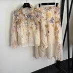 Zimmermann – Fleur Éthérée Blouse &amp; Midi Skirt Set