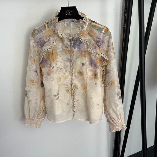 Zimmermann – Fleur Éthérée Blouse &amp; Midi Skirt Set