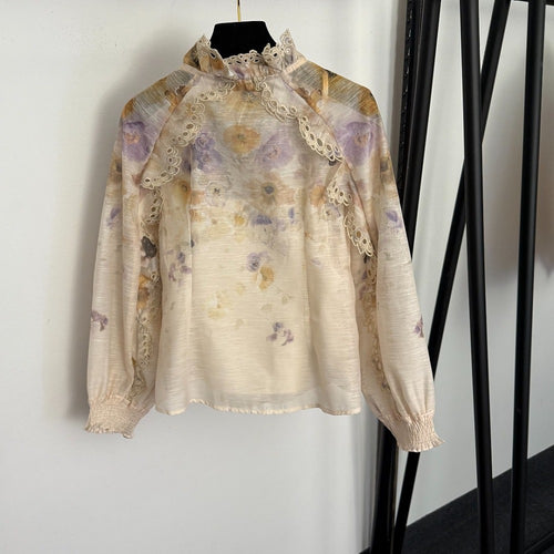 Zimmermann – Fleur Éthérée Blouse &amp; Midi Skirt Set
