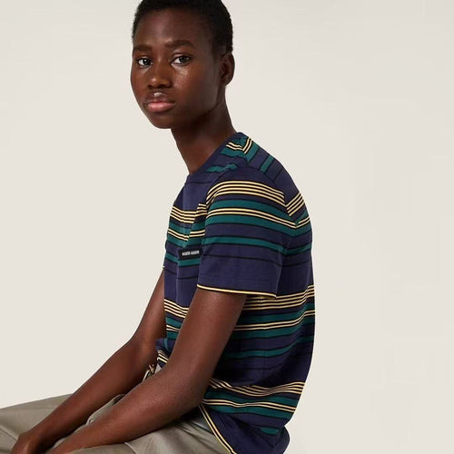 Miu Miu – Riviera Stripe Signature Tee