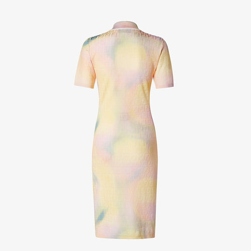 Fendi -Pastello FF Jacquard Polo Knit Dress
