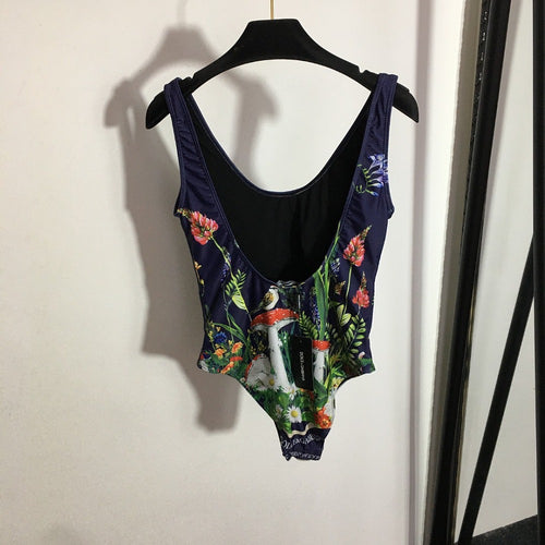 Dolce & Gabbana “Botanica Animale” One-Piece Swimsuit