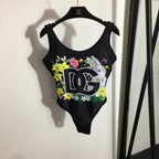 Dolce & Gabbana “Bunny Bloom” One-Piece Swimsuit